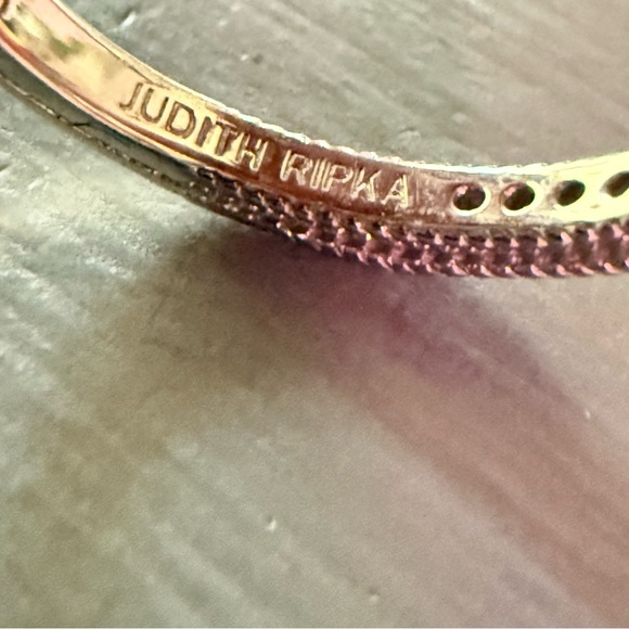 Judith Ripka 925 Sterling Silver Ring Size 7 NEW - Picture 8 of 13